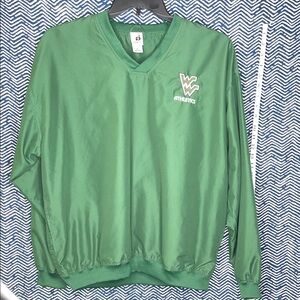 WV Athletics Green Men's Pullover 100% Polyester